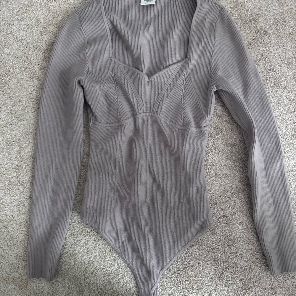 Women's Ribbed Sweater Bodysuit